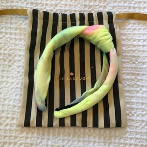 Lele Sadoughi tie dye headband NWOT